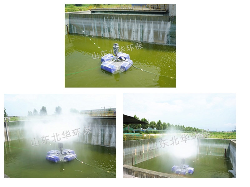 間冷塔內(nèi)脫硫廢水池機械霧化蒸發(fā)器